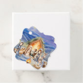 Nativity Favor Cadeau Labels (In situ)