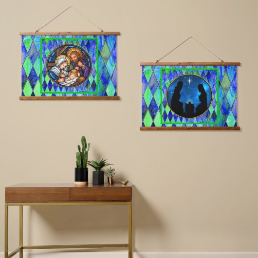 Nativity hangend wandkleed (Asymmetrisch)