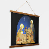 Nativity Hangend Wandkleed (Gebogen)