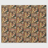 Nativity Holy Family Add Your Text Christmas Gift Cadeaupapier (Vlak)