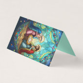 Nativity in stained glass  kaart (Voorkant)