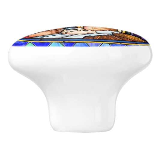 Nativity Keramische Knop (Zijkant)