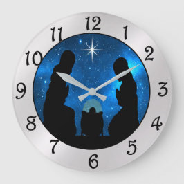 Nativity Large Clock Grote Klok
