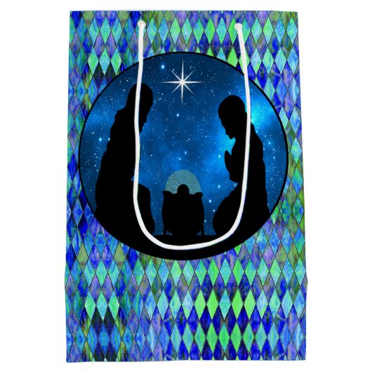 Nativity Medium Cadeauzakje (Achterkant)