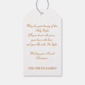 Nativity Merry Christmas Cute Holy Family Cadeaulabel (Achterkant)