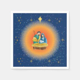 NATIVITY NAPKINS SERVET