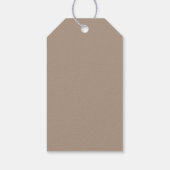 Nativity Neutral Minimalistisch Modern Gift Label Cadeaulabel (Achterkant)