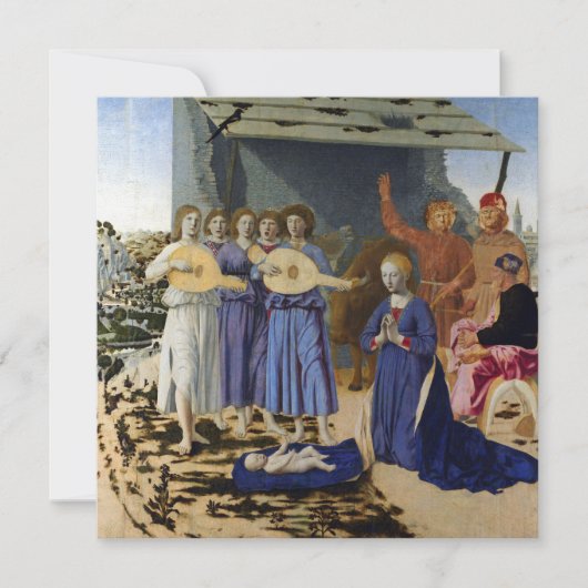 NATIVITY OF JESUS, ANGELS by PIERO DELLA FRANCESCA (Voorkant)