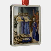 NATIVITY OF JESUS, ANGELS by PIERO DELLA FRANCESCA Metalen Ornament (Rechts)