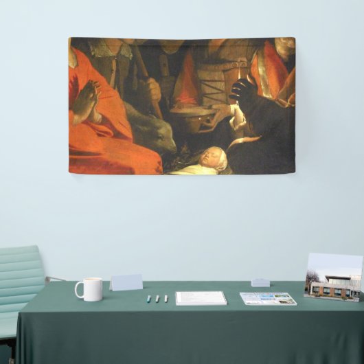 Nativity Of Jesus Christ Spandoek (Beurs)
