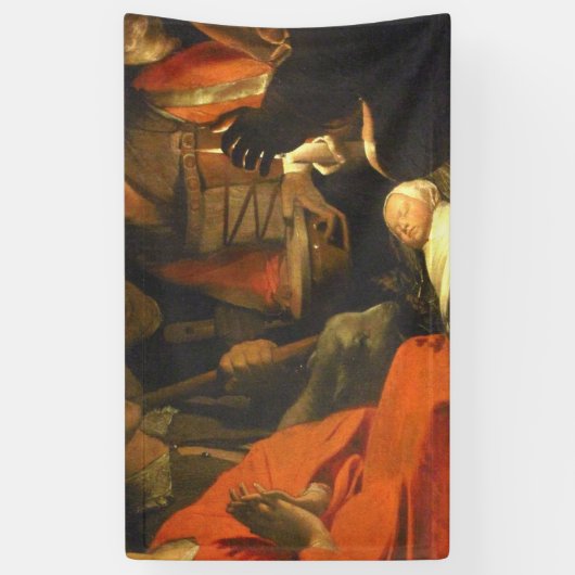 Nativity Of Jesus Christ Spandoek (Verticaal)