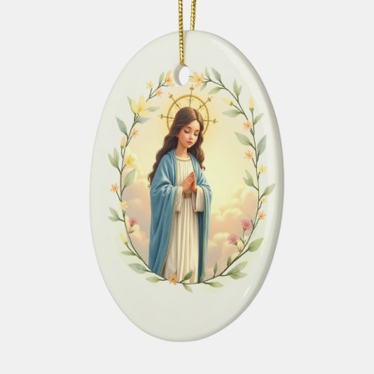 Nativity of the Blessed Virgin Mary God's Peace Keramisch Ornament (Links)