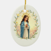 Nativity of the Blessed Virgin Mary God's Peace Keramisch Ornament (Voorkant)