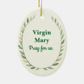 Nativity of the Blessed Virgin Mary God's Peace Keramisch Ornament (Achterkant)