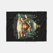 Nativity Ornament Christmas Scene Matthew 1_21 Fleece Deken (Voorkant (Horizontaal))