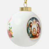 Nativity Ornance Keramische Bal Ornament (Links)