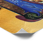 NATIVITY PARCHMENT MONOGRAM POSTER (Hoek)