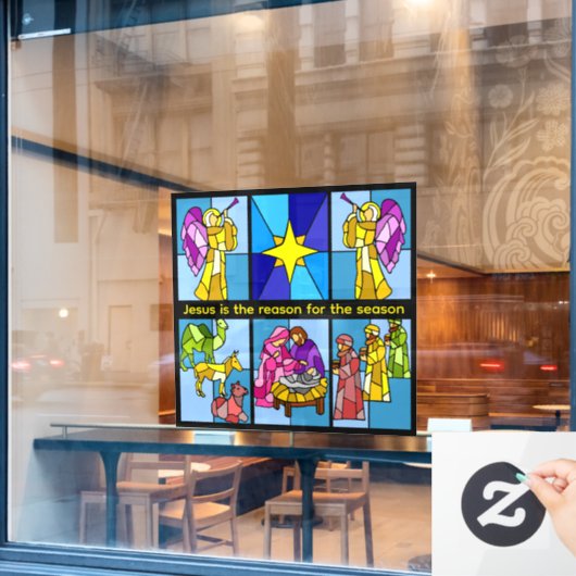 Nativity   raamsticker (Cafe Raam)