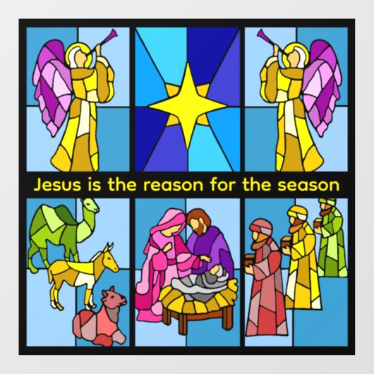 Nativity   raamsticker (Vel)