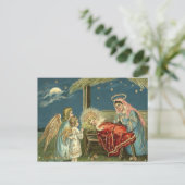 Nativity Scene Bethlehem Briefkaart (Staand voorkant)
