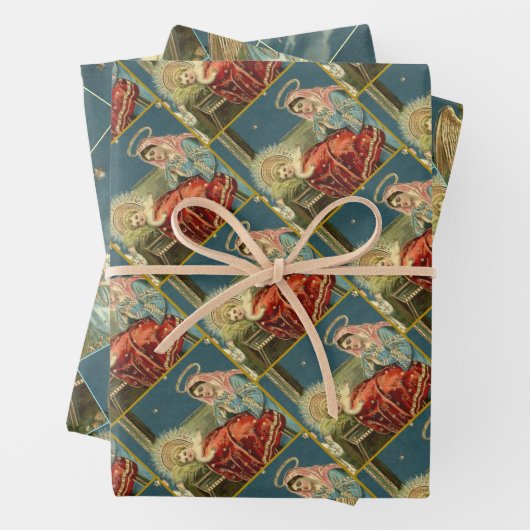 Nativity Scene Bethlehem Inpakpapier Vel (In situ)