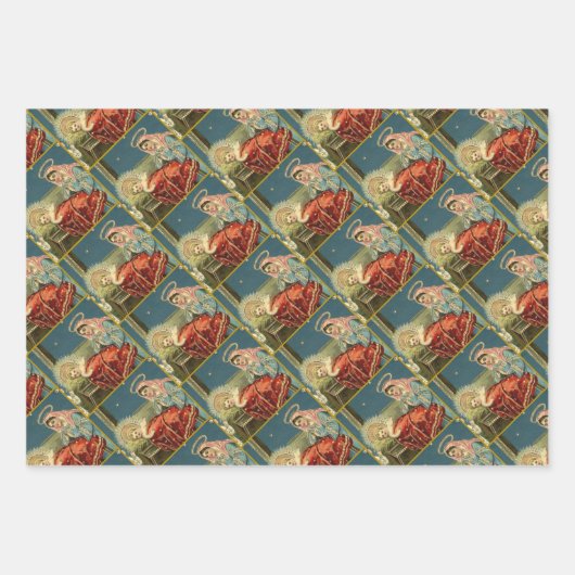 Nativity Scene Bethlehem Inpakpapier Vel (Voorkant)