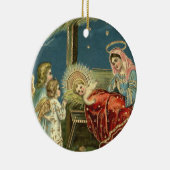 Nativity Scene Bethlehem Keramisch Ornament (Rechts)