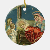Nativity Scene Bethlehem Keramisch Ornament (Voorkant)