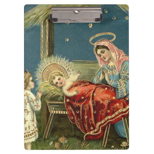 Nativity Scene Bethlehem Klembord (Voorkant)