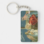 Nativity Scene Bethlehem Sleutelhanger (Voorkant)