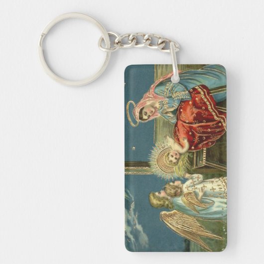 Nativity Scene Bethlehem Sleutelhanger (Voorkant)