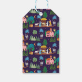 Nativity Scene Hand drawn Christmas Cadeaulabel (Achterkant)