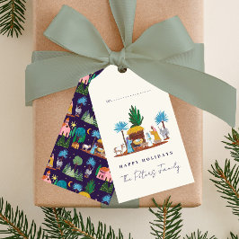 Nativity Scene Hand drawn Christmas Cadeaulabel