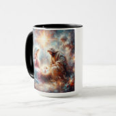 Nativity Scene Manger Christmas Coffee Mok Cup (Voorkant links)