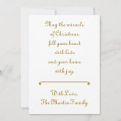 Nativity Scene | Mary and Baby Jesus Religious Feestdagenkaart (Achterkant)