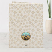 Nativity Scene "Merry Christmas & Happy New Year" Kaart (Achterkant)