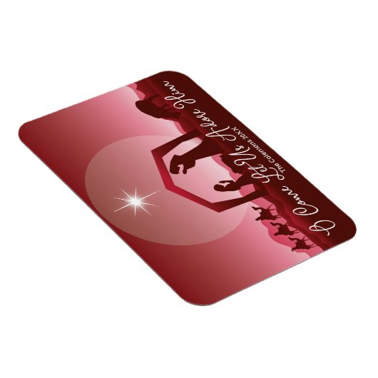 Nativity Scene O Come Let Us Adore Him Christmas Magneet (Rechterzijde)