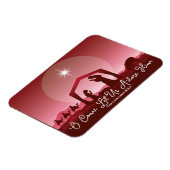 Nativity Scene O Come Let Us Adore Him Christmas Magneet (Linkerzijde)