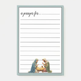 Nativity Scene War Room Prayer Post-it® Notes