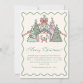 Nativity & Scripture Christian Merry Christmas Feestdagenkaart (Voorkant)