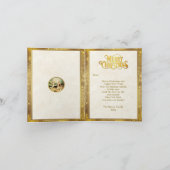 Nativity Shepherds & Angels Golden Christmas (Binnen)