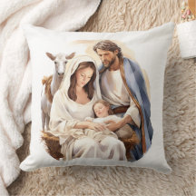 Nativity Sierkussen Decor (20 x 20 inch)