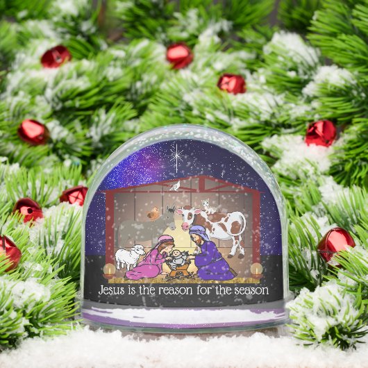 Nativity Sneeuwbol (Kerstmis)