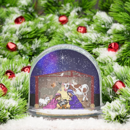 Nativity Sneeuwbol (Kerstmis)