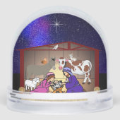 Nativity Sneeuwbol (Achterkant)