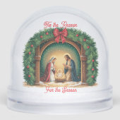 Nativity Snow Globe Sneeuwbol (Voorkant)