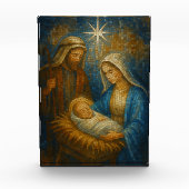 Nativity Stained Glass Mosaic | Holy Family  Fotoblokken (Voorkant)