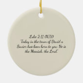 Nativity Stained Glass Mosaic | Holy Family  Keramisch Ornament (Achterkant)