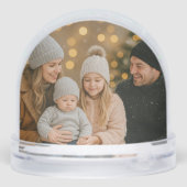 Nativity Star Christmas Bible Verse Sneeuwbol (Achterkant)