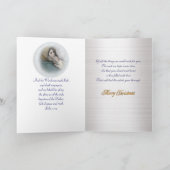 Nativity van Kerstmis de godsdienstige kaart van (Binnen)